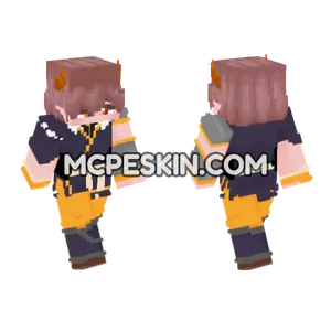 Updated Mid Noi Minecraft Bedrock skin