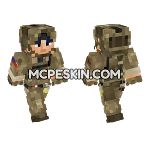 US Army 75th Ranger Regiment Minecraft Bedrock skin
