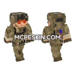 US Army JTAC Operator Minecraft Bedrock skin