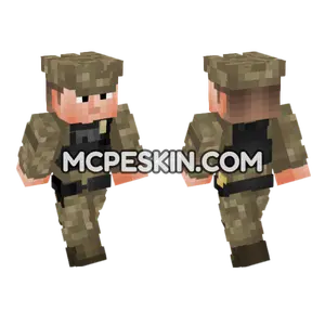 Us Army Military Police Minecraft Bedrock skin