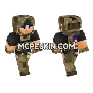 US Army SOF Green Berets Minecraft Bedrock skin
