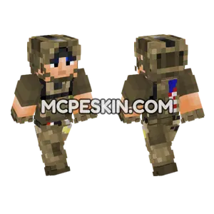 US Army SOF Green Berets Minecraft Bedrock skin