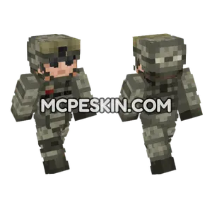 US Army Soldier UCP Minecraft Bedrock skin