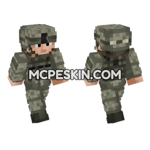 US Army Soldier UCP Minecraft Bedrock skin