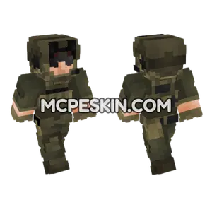 Us FBI Hostage Rescue Team V2 Minecraft Bedrock skin