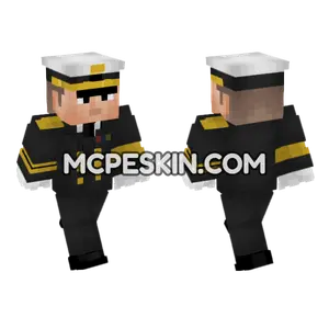 US Navy Dress Uniform Minecraft Bedrock skin