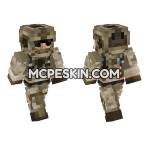 Us Navy Navyseals V2 Minecraft Bedrock skin