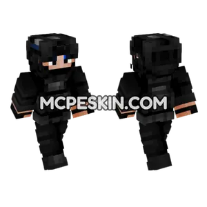 Us Secret Service Police Minecraft Bedrock skin