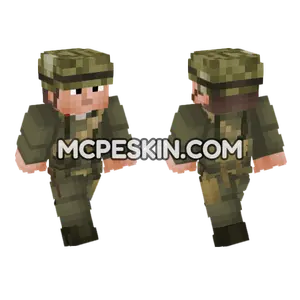 Us Vietnam War Soldier Minecraft Bedrock skin