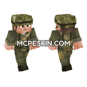 Us Vietnam War Soldier Minecraft Bedrock skin