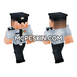 USAF Dress Uniform V2 Minecraft Bedrock skin