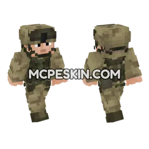 USMC DCU Camo Soldier Minecraft Bedrock skin