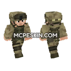 USMC DCU Camo Soldier Minecraft Bedrock skin