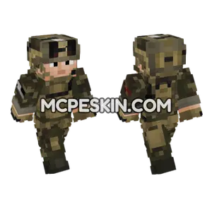 USMC Marine Raiders Minecraft Bedrock skin