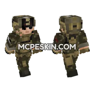 USMC Marine Raiders V2 Minecraft Bedrock skin