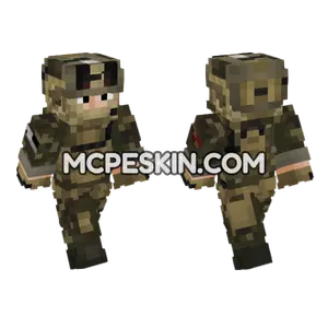 USMC Marine Raiders V3 Minecraft Bedrock skin