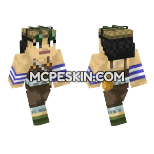 Usopp Pre Timeskip Minecraft Bedrock skin