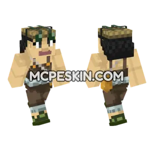Usopp Straw Hat Minecraft Bedrock skin