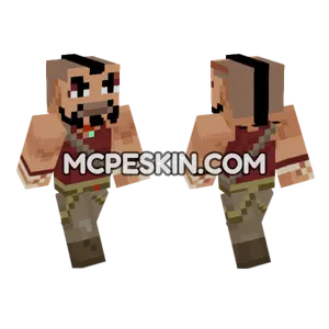 Vaas Montenegro Minecraft Bedrock skin