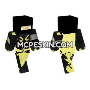Vajra Lightning Suit Minecraft Bedrock skin