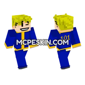 Vault Dweller Blue Jumpsuit
