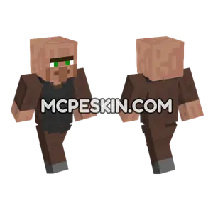 Villager Blacksmith Minecraft Bedrock skin