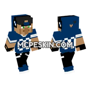 Villager Dallas Cowboys Football Fan Minecraft Bedrock skin