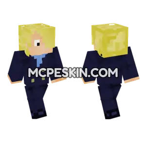 Vinsmoke Sanji Minecraft Bedrock skin