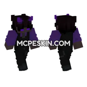Violet Man Minecraft Bedrock skin
