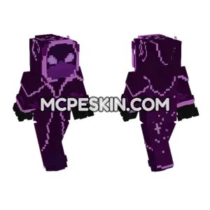Violet Veil Minecraft Bedrock skin