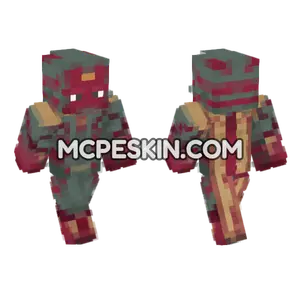 Vision Skin Minecraft Bedrock skin