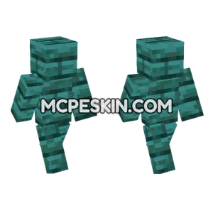 Warped Planks Minecraft Bedrock skin