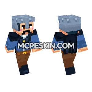 Watchman Skin Minecraft Bedrock skin