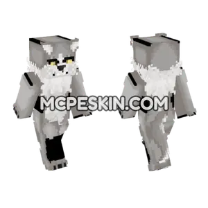 Werewolf Gray Minecraft Bedrock skin