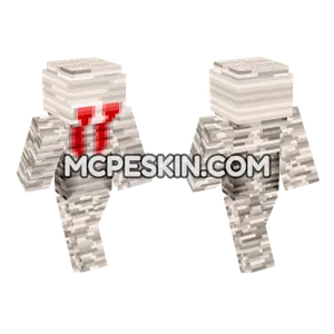 Whipping Mummy Minecraft Bedrock skin