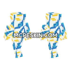 White Glazed Terracotta Minecraft Bedrock skin