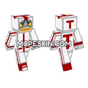 White Knight Armor Minecraft Bedrock skin