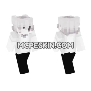 White Shadow Skin 9 Minecraft Bedrock skin