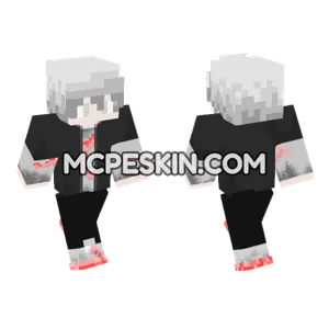 White The Scavenger Minecraft Bedrock skin