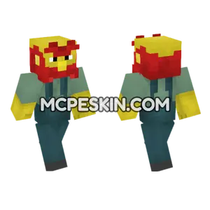 Willy The Clown Minecraft Bedrock skin