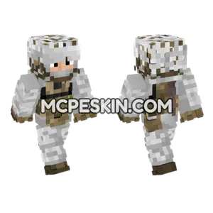 Winter Elements V3 Minecraft Bedrock skin