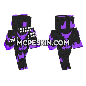 Wither Entity Dark Power Minecraft Bedrock skin