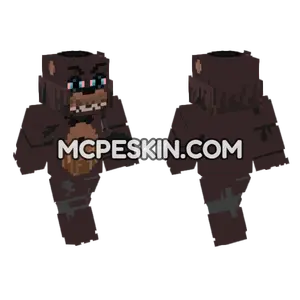 Withered Freddy Prototype Minecraft Bedrock skin