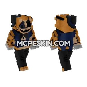 Withered Golden Freddy Minecraft Bedrock skin
