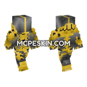 Wolfenstein Power Armour Minecraft Bedrock skin