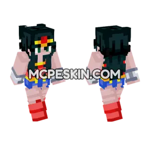 Wonder Woman Skin Minecraft Bedrock skin