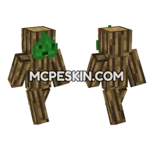 Wooden Fence With Leaf Minecraft Bedrock skin