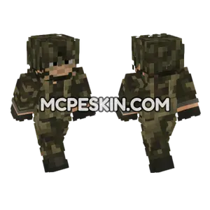 Woodland Soldier Minecraft Bedrock skin