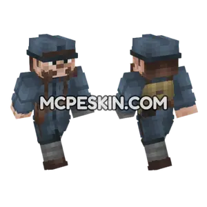 WW1 French Army Soldier Minecraft Bedrock skin