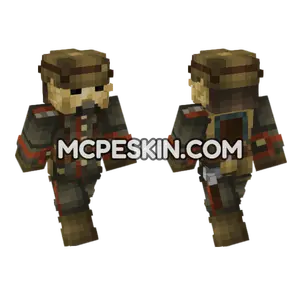 WW1 German Soldier V2 Minecraft Bedrock skin